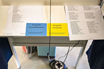 Du kan nu brevstemme i Borgerservice i Herning helt frem til fredag klokken 20. foto: Henning Bagger/Ritzau Scanpix
