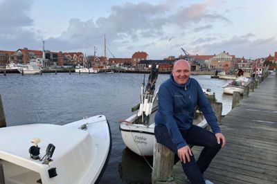 Chris Wantia fra Nr. Bork er kommunens nye tyske tilflytterguide. Han afløser Johanna Mayrberger, der er stoppet efter to år. Foto: PR-foto