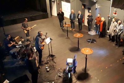 De Frie Radikaler præsenterede torsdag aften ny musik på Scene 7. Foto: Henrik Øster-Jørgensen