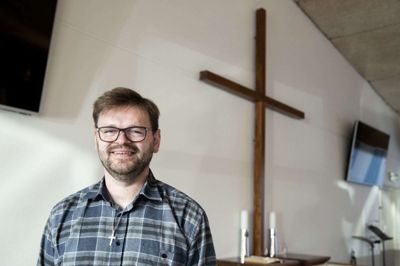 Niels Hankelbjerg Mortensen er ny præst i Herning Bykirke. Foto: Jørn Deleuran