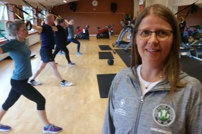 Hanne Mathiassen og Ilskov Idræt og Kulturliv arbejder på nye tilbud om fitness. Foto: Jesper Wind