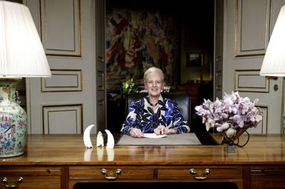 Fredag aften holder dronningen sin årlige nytårstale. Forud for talen har man kunnet oddse på, hvad hun vil sige i talen. Foto: Keld Navntoft/Ritzau Scanpix
