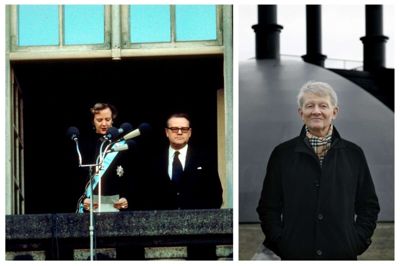 Dronning Margrethe blev 15. januar 1972 udråbt som landets dronning af tidligere statsminister Jens Otto Kragh. Tidligere retspræsident Henrik S. Stamp befandt sig på Christiansborg Slotsplads, da den historiske begivenhed fandt sted. Foto: Vagn Hansen/Ritzau Scanpix og Henrik Ole Jensen