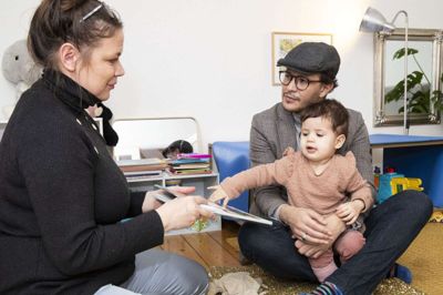 Familien Achahbi/Kristensen fra Herning ved stadig ikke, om den har en fremtid i Danmark. Foreløbig er den 35-årige mands udrejsefrist udsat til 10. februar. Foto: Jørn Deleuran