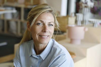 Lotte Fynboe stiftede Oyoy for 10 år siden og har siden stået bag udviklingen af designprodukter. Foto: Henrik Ole Jensen
