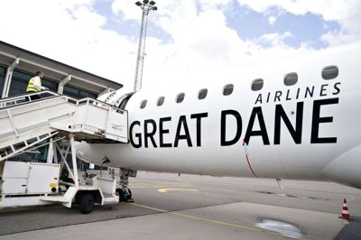 Det nordjyske flyselskab Great Dane Airlines blev stiftet i begyndelsen af 2019, men allerede knap tre år senere kastede ejeren håndklædet i ringen. Det var i oktober. Foto: Ritzau Scanpix