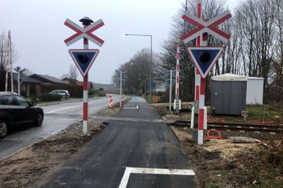 Der er afsat penge til, at cykelstien på Møllegaardsvej kan gøres færdig. Foto: Henrik Lind Jørgensen