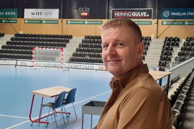 Michael Lysgaard i Sportscenter Hernings nye arena. Som ny chef bliver hans første helt store opgave, når Sportscenter Herning skal være vært for 1500 deltagere ved DGI’s gymnastikstævne sidst på måneden. Foto: Jesper Wind
