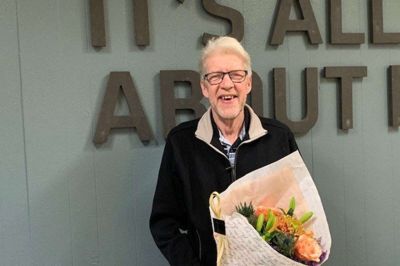 Anders Skak Andersen blev i går, fredag, fejret af kollegaerne på Danish Crown i forbindelse med sit 40-årsjubilæum i dag, lørdag 5. februar. Foto: Privatfoto