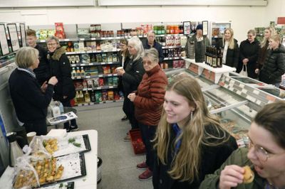 Den nye købmandsbutik i Feldborg - Min Købmand - skal afløse den eksisterende Dagli’ Brugs med et større sortiment og mere plads. Foto: Henrik Ole Jensen