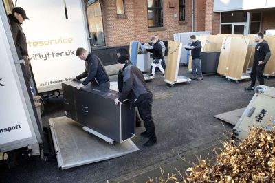 Her på Overgade i Herning begynder sygehusflytningen mandag morgen. På førstedagen af flytningen er det psykiatriens ambulante del, der skal flyttes til Gødstrup, inden resten af psykiatrien og sygehuset i Herning skal flyttes over de kommende to uger. Foto: Tom Laursen