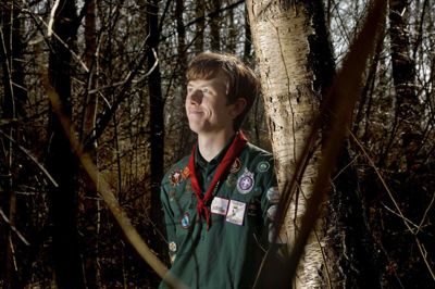 Jeppe Madsen brænder for at gøre en forskel for sit lokalområde. Det sker hver uge som spejderleder, og derudover bruger han sine ferier på at arrangere lejrture for børn og unge. Foto: Henrik Ole Jensen
