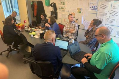 Personalet på Ungdomscenter Knudmosen scorer ifølge »Great Place To Work« højt på deres tilfredshed med arbejdspladsen. 100 procent af medarbejderne mener, »at arbejdet giver mening - det er ikke bare et arbejde«. Foto: Privatfoto