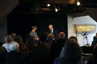 Dorte Grout kom vidt omkring i Georg Sørensens musikalske og personlige univers. Foto: Malene Tswai