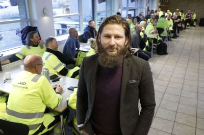 En stor virksomhed overtager et mindre hold. - Vi er bevidste om, at der kommer til at ske fejl i begyndelsen. Men jeg glæder mig til at begå en masse fejl, som vi kan rette op på, siger entrepriseleder Søren Ebdrup Rostved. Foto: Henrik Ole Jensen