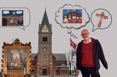 - Det er ikke ved påsketid, der kommer flest mennesker i Herning Kirke - det er nu engang til jul. Men faktisk kommer der også rigtig mange påskesøndag, som jo er den største helligdag i den kristne kirke. Dagen hvor Jesus opstod fra de døde. Det er hele grundlaget for kristendommen, fortæller sognepræst Bo Arvid Knudsen.