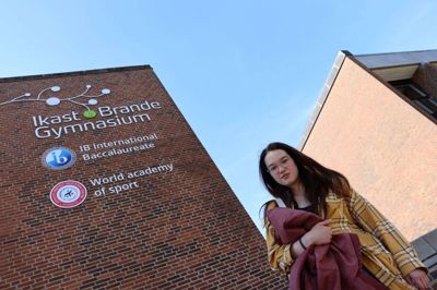 Theresa Almind har allerede forladt det midtjyske og er flyttet til København. Nu begynder forberedelserne frem mod studiestart på CBS til august. Foto: Michael Holmegaard Christiansen