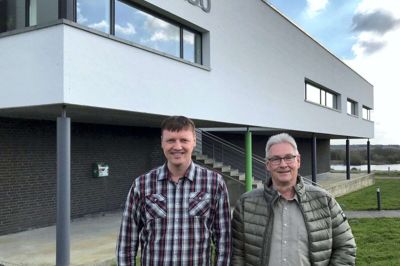 Jacob Bach Jensen (t.v.) og Peter Nowack er med henholdsvis 695 og 476 stemmer blevet valgt til bestyrelsen i Verdo Varme Herning. Foto: Privatfoto