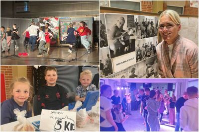 Der var godt gang i den på Sunds-Ilskov Skole med både dans på dansegulvet og i diskoteket, da skolen i aftes ved årets skolefest også kunne fejre 75-årsjubilæum. Foto: Martin Hove Thomsen