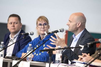 Søren Pape Poulsen til valgdebat i Herning. Foto: Tom Laursen