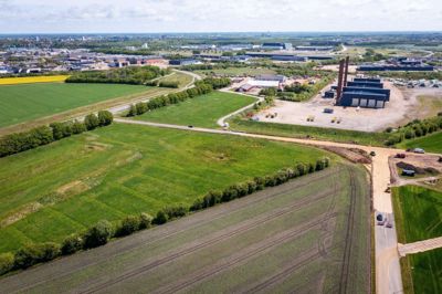 Der er blevet udvidet meget de seneste år i området ved Mørupvej. Foto: Tobias Nørgaard Pedersen /Herning Kommune