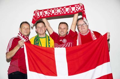 De danske VM-chancer bliver vendt og drejet i denne podcast fra Mediehusene Midtjylland. Fra venstre er det: Hans Krabbe, Michael Helligsø, Jørn Just Kristensen og Brian Laursen.Foto: Jakob Stigsen Andersen