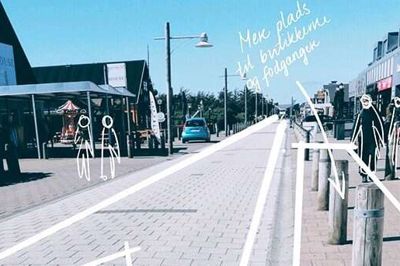 Vejarbejdet er færdigt på Lodbergsvej i Søndervig. Det fejres på fredag 8. juli, hvor alle er velkomne. Foto: PR-foto