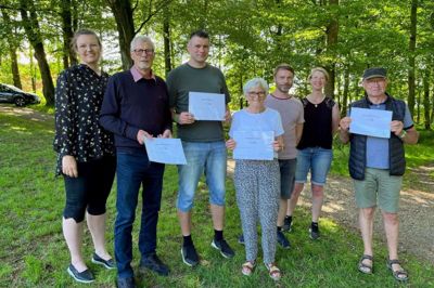 »Møllepengene« blev uddelt til en bred vifte af forskellige ansøgere, der i følge Aulum borgerforening lever op til pengenes formål om at skabe fællesskab og udvikling i området. Foto: Privatfoto
