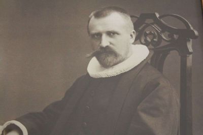 Fængselspræst Johannes Munck. Stifteren af Møltrup Optagelseshjem. Foto: Møltrups Arkiv