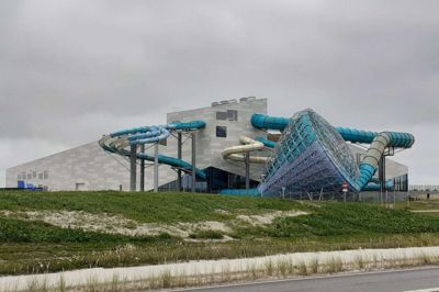 Tirsdag formiddag blev Brand og Redning Midtvest kaldt til Lalandia i Søndervig. Foto: Jesper Wind