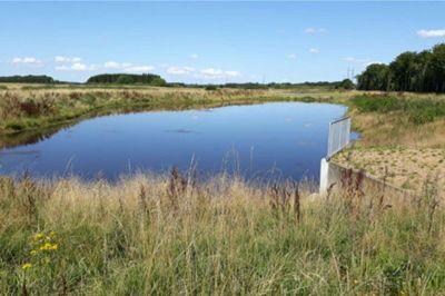 Den nye sø i Timring skal gerne blive et sted, hvor både skoler, foreningsliv og borgere kan nyde naturen ved både bænke og madpakkehus. Foto: Privatfoto