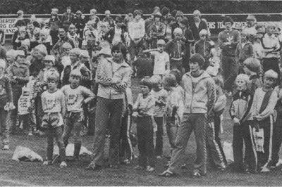 Sådan så det ud i 1979 til Vildbjerg Cup. 900 spillere var med til cuppen - et godt stykke over målet på 500. Foto fra Herning Folkeblad