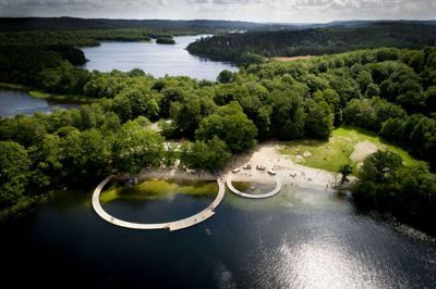 Det var Østre Søbad ved Silkeborg, at episoden fandt sted. Foto: Martin Ballund
