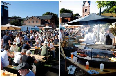 Der er fyldt med mennesker i Herning i disse VM-dage. Foto: Henrik Ole Jensen