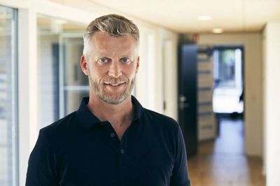 Den administrerende direktør for Taasinge Elementer, Martin Tholstrup, påpeger, at lukningen af Hampen-fabrikken ikke er en reduktion af forretningen. Foto: PR-foto