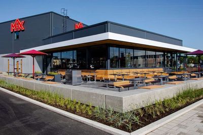Max Burgers planlægger at bygge flere nye restauranter - det vides ikke, om den kommende restaurant i Herning kommer til at se ud som denne. Foto: PR-foto