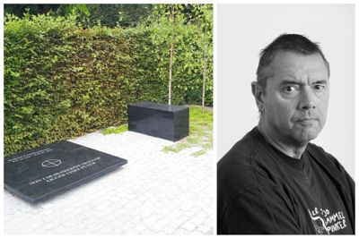 Ingvar Cronhammars gravmæle på kirkegården i Gjellerup. Foto: Henrik Øster-Jørgensen