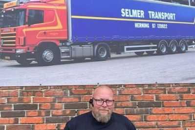 Helmar Kok Andersen - 25-årsjubilar hos Selmer Transport. Foto: Privatfoto
