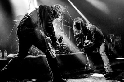Uffe »Guf« Lorenzens nye rock-trio, Lydsyn, gæster ungdomshuset fredag. Foto: Jens Raadal