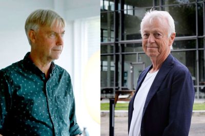 Peter Villadsen og Kenneth Iversen forudså, at Mette Frederiksen ville fortsætte som statsminister, men det overraskede dem, at det lykkedes hende at samle en SVM-regering. Herning Folkeblad onsdag 5. oktober. Foto: Henrik Ole Jensen