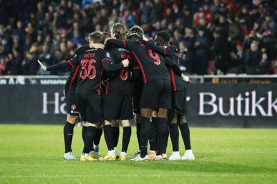 FC Midtjylland slog AC Horsens med 2-1 sejr på hjemmebane. Foto: Malene Tswai