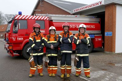 Ørnhøj Brandstation håber på flere folk fremover, så de ikke behøver assistance fra andre brandstationer, når alarmen går. Foto: Henrik Ole Jensen