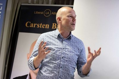 Som spidskandidat i Vestjylland har Carsten Bach været rundt omkring i det herningensiske land i diverse debatter, da Liberal Alliance ikke har haft en lokal kandidat. Foto: Tom Laursen