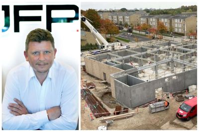 De første projekter er allerede i gang hos Jysk Erhverv & Råhus, der eksempelvis har været i gang med montagen af Ruten plejecenter i Brønshøj i et par uger. Foto: Jysk Erhverv & Råhus