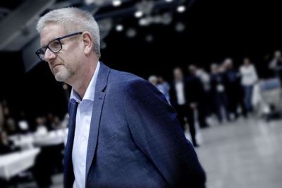 Michael Norup virkede afklaret, da det sent tirsdag aften stod klart, at han med altovervejende sandsynlighed ikke bliver valgt til Folketinget. Foto: Henrik Ole Jensen