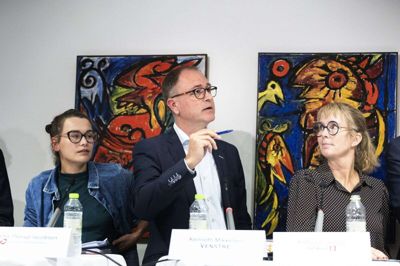 Kenneth Mikkelsen bliver slået af en anden Venstre-kandidat på hjemmebanen. Foto: Tom Laursen