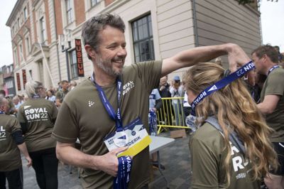 Royal Run kommer næste år til Herning, men det er endnu ikke afgjort, om kronprins Frederik vil løbe med i det midtjyske. PR-foto: Lars Horn / Baghuset