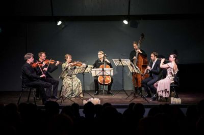 Ensemble Midtvest spillede Sibelius til den store guldmedalje under gallakoncerten. Foto: Malene Tswai