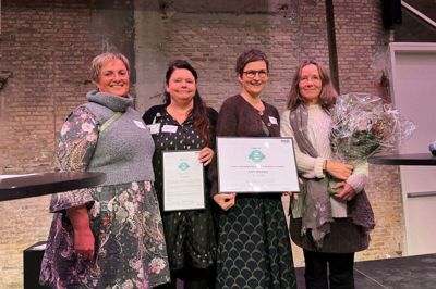Team for ADHD og Rusmiddelpsykiatri, Psykiatriens Hus, Silkeborg modtog årets Smartpris. Foto: PR-foto