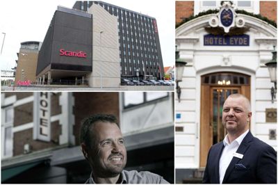 Både Scandic Regina, Herning City Hotel og Hotel Eyde kan samstemmende melde om en veloverstået og rigtig travl uge med mange gæster fra Agromek-messen i messecentret. Fotocollage: Herning Folkeblad